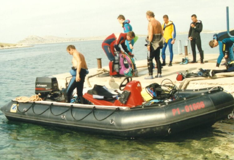 Kornati 1996 - Vrulje, nástup do akce